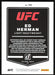 Ed Herman 2022 Panini Donruss UFC Base # 192 Light Heavyweight - Collectible Craze America