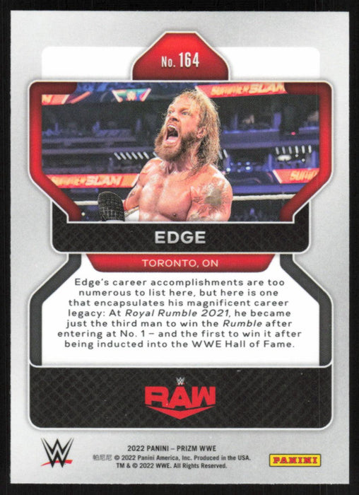 Edge 2022 Panini Prizm WWE # 164 Base Raw - Collectible Craze America