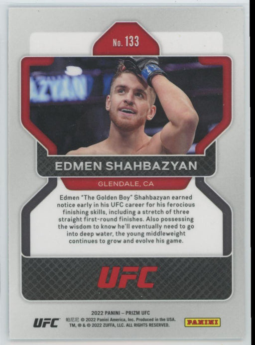 Edmen Shahbazyan 2022 Panini Prizm UFC # 133 - Collectible Craze America