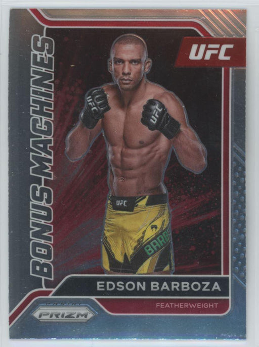 Edson Barboza 2022 Panini Prizm UFC Bonus Machines # 1 - Collectible Craze America