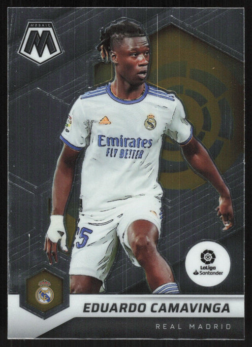 Eduardo Camavinga 2021 Panini Mosaic La Liga # 89 Real Madrid Base - Collectible Craze America