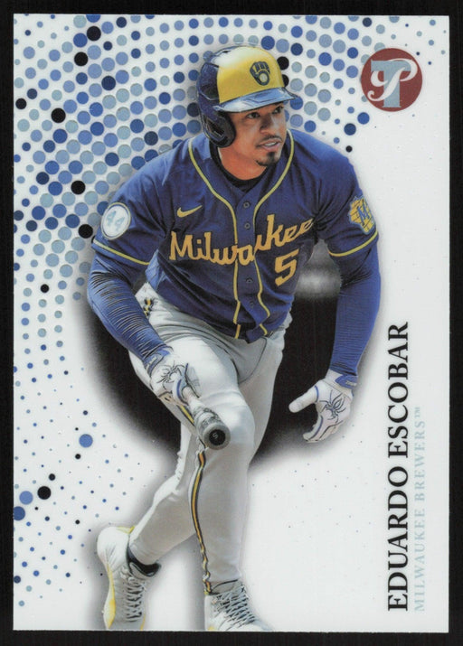 Eduardo Escobar 2022 Topps Pristine # 31 Refractor Milwaukee Brewers - Collectible Craze America