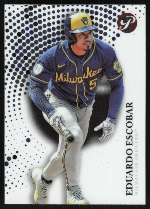 Eduardo Escobar 2022 Topps Pristine Baseball # 31 Milwaukee Brewers - Collectible Craze America