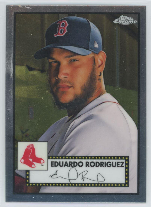 Eduardo Rodriguez 2021 Topps Chrome Platinum Anniversary # 431 Boston Red Sox - Collectible Craze America