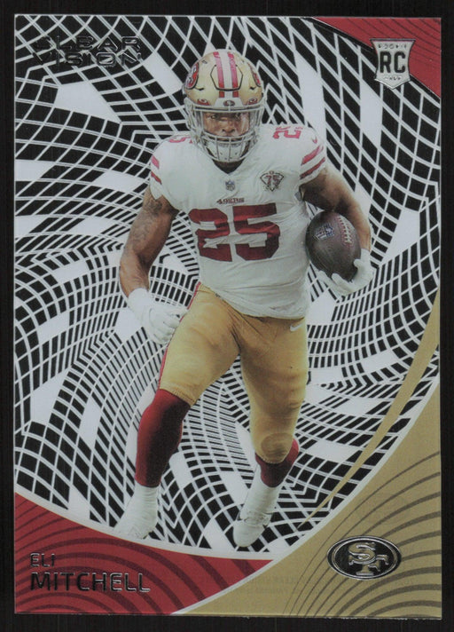 Eli Mitchell 2021 Panini Chronicles Clear Vision # CVR-29 RC San Francisco 49ers - Collectible Craze America