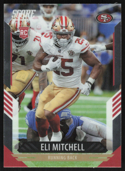 Eli Mitchell 2021 Panini Chronicles Score # 420 RC San Francisco 49ers - Collectible Craze America