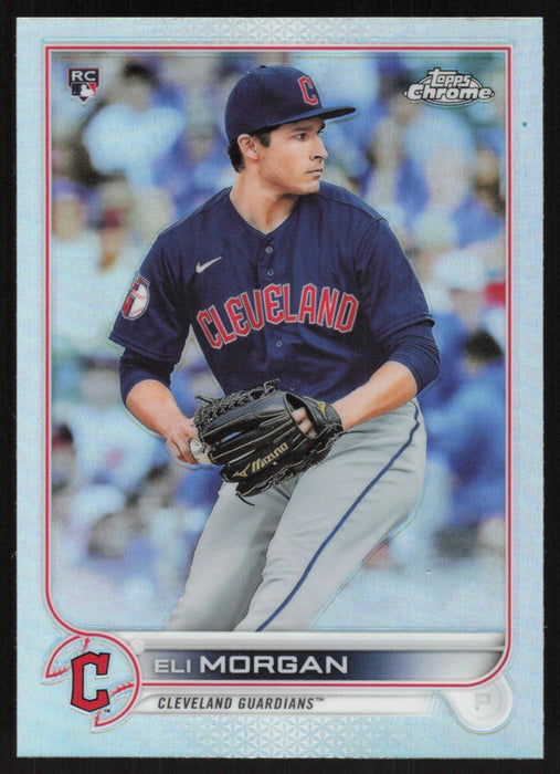 Eli Morgan 2022 Topps Chrome # 62 RC Refractor Cleveland Guardians - Collectible Craze America