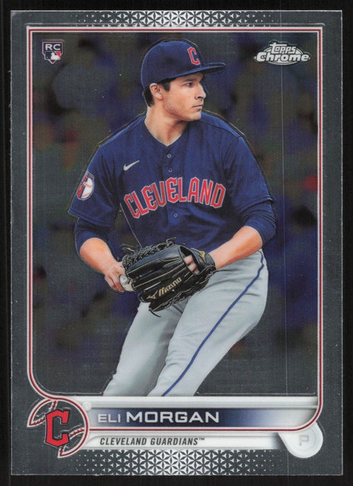 Eli Morgan 2022 Topps Chrome Baseball # 62 RC Cleveland Guardians Base - Collectible Craze America