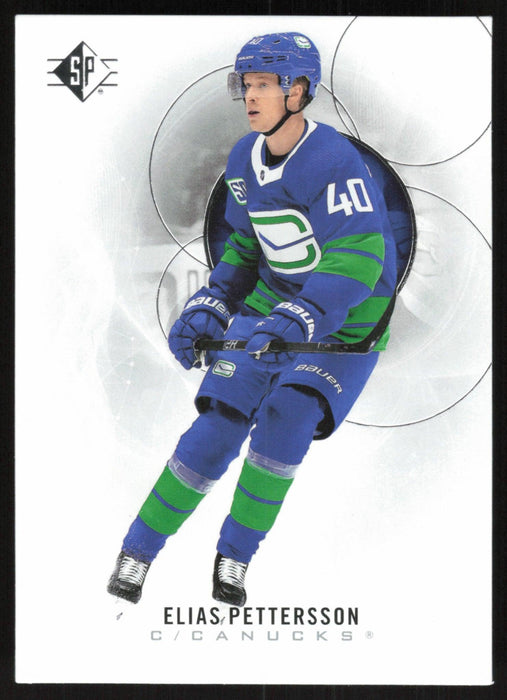 Elias Pettersson 2020 SP Hockey # 1 Vancouver Canucks - Collectible Craze America