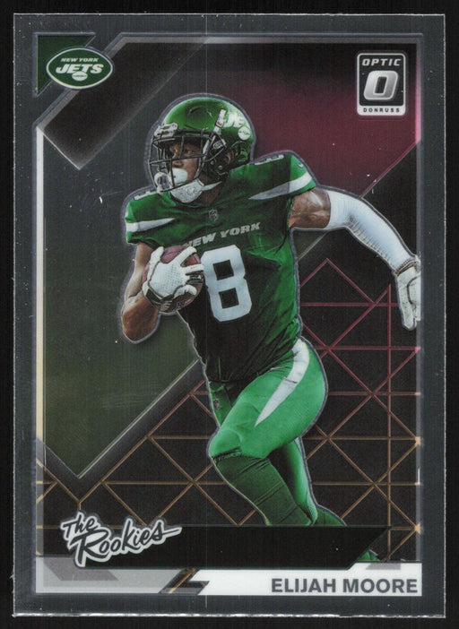 Elijah Moore 2021 Donruss Optic The Rookies # TR-13 RC New York Jets - Collectible Craze America