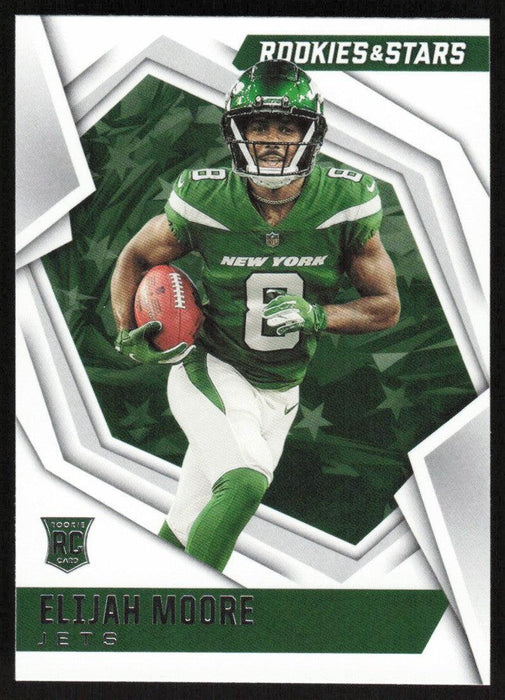 Elijah Moore 2021 Panini Rookies & Stars # 116 RC New York Jets Base - Collectible Craze America