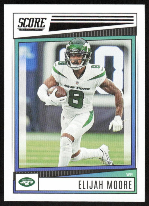 Elijah Moore 2022 Panini Score Football # 294 Base New York Jets - Collectible Craze America