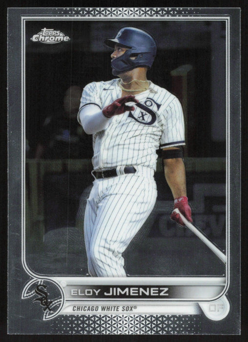 Eloy Jimenez 2022 Topps Chrome Baseball # 16 Chicago White Sox Base - Collectible Craze America