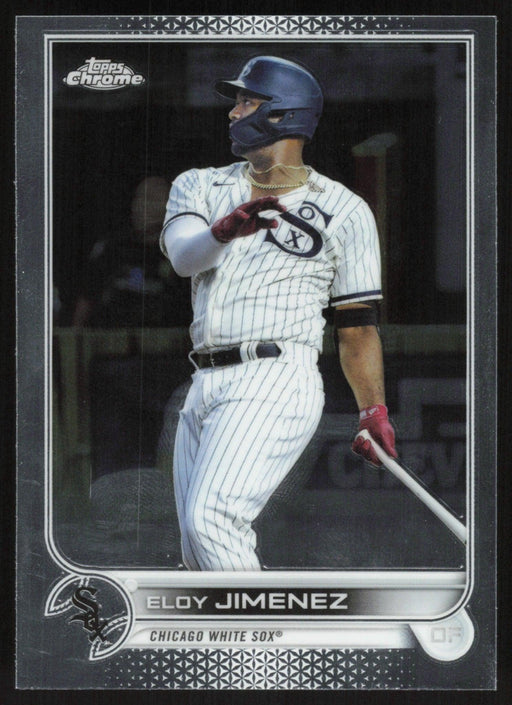 Eloy Jimenez 2022 Topps Chrome Baseball # 16 Chicago White Sox Base - Collectible Craze America