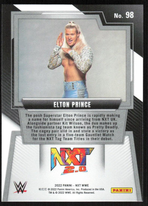 Elton Prince 2022 Panini NXT WWE # 98 RC Base NXT 2.0 - Collectible Craze America