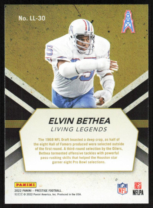 Elvin Bethea 2022 Panini Prestige Living Legends # LL-30 Insert Houston Oilers - Collectible Craze America