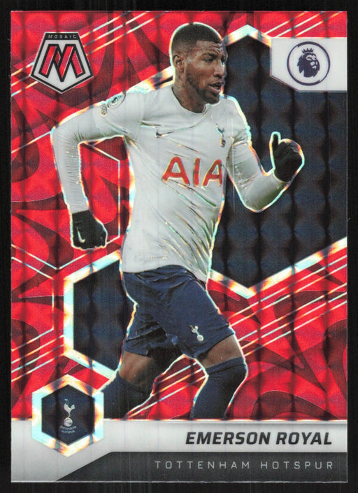 Emerson Royal 2021 Panini Mosaic Premier League # 106 Red Prizm Tottenham Hotspur - Collectible Craze America