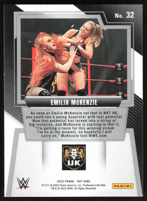 Emilia McKenzie 2022 Panini NXT WWE # 32 RC Base NXT UK - Collectible Craze America