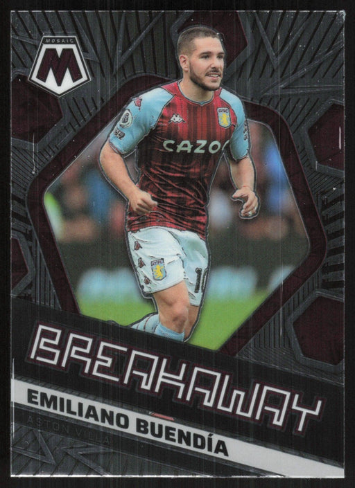 Emiliano Buendía 2021 Panini Mosaic Premier League # 13 Breakaway Aston Villa - Collectible Craze America