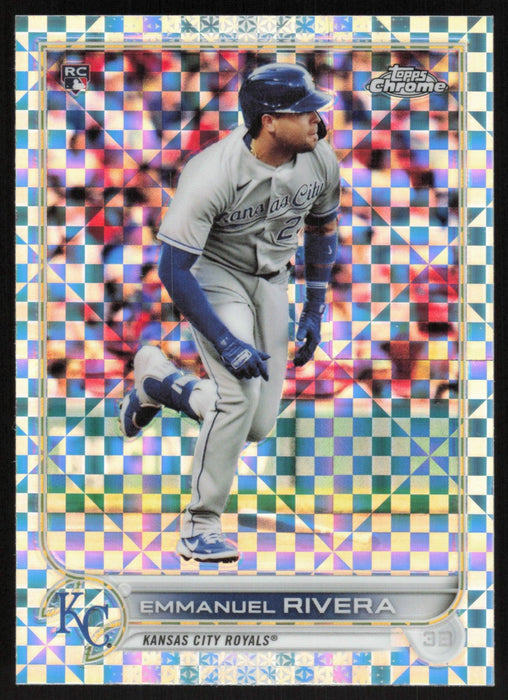 Emmanuel Rivera 2022 Topps Chrome # 164 RC X-Fractor Kansas City Royals - Collectible Craze America