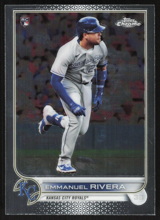 Emmanuel Rivera 2022 Topps Chrome Baseball # 164 RC Kansas City Royals Base - Collectible Craze America