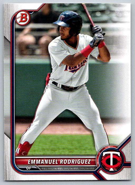 Emmanuel Rodriguez 2022 Bowman Prospects # BP-117 Minnesota Twins - Collectible Craze America