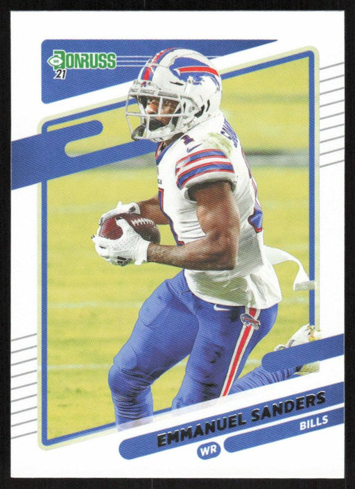 Emmanuel Sanders 2021 Donruss Football # 97 Buffalo Bills Base - Collectible Craze America