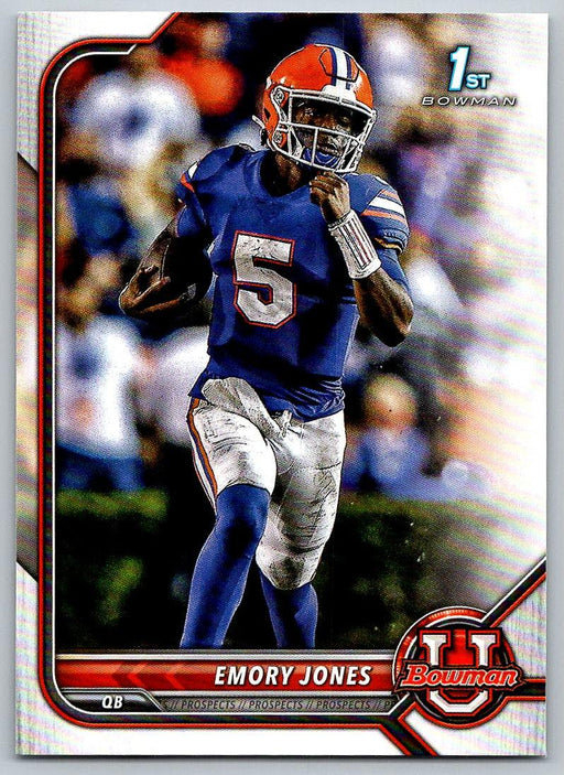 Emory Jones 2021 Bowman University Football # 6 Florida Gators 1st Bowman - Collectible Craze America