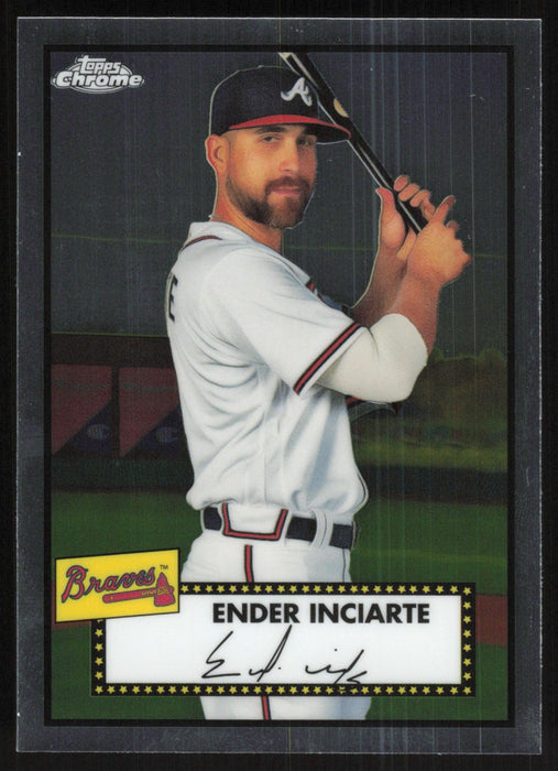 Ender Inciarte 2021 Topps Chrome Platinum Anniversary # 414 Atlanta Braves - Collectible Craze America