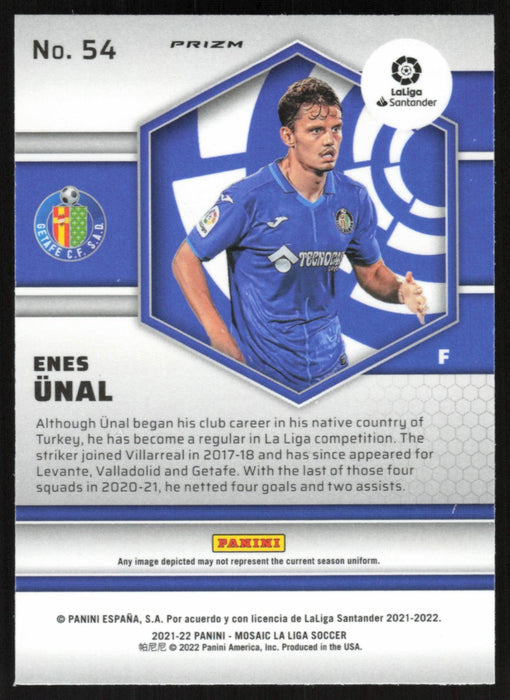 Enes Unal 2021 Panini Mosaic La Liga # 54 Mosaic Prizm Getafe CF - Collectible Craze America