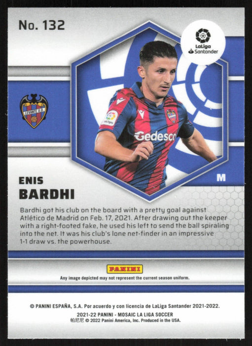 Enis Bardhi 2021 Panini Mosaic La Liga # 132 Levante UD Base - Collectible Craze America