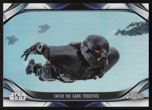 Enter the Dark Troopers 2022 Topps Chrome Star Wars Mandalorian # S2-35 Refractor - Collectible Craze America