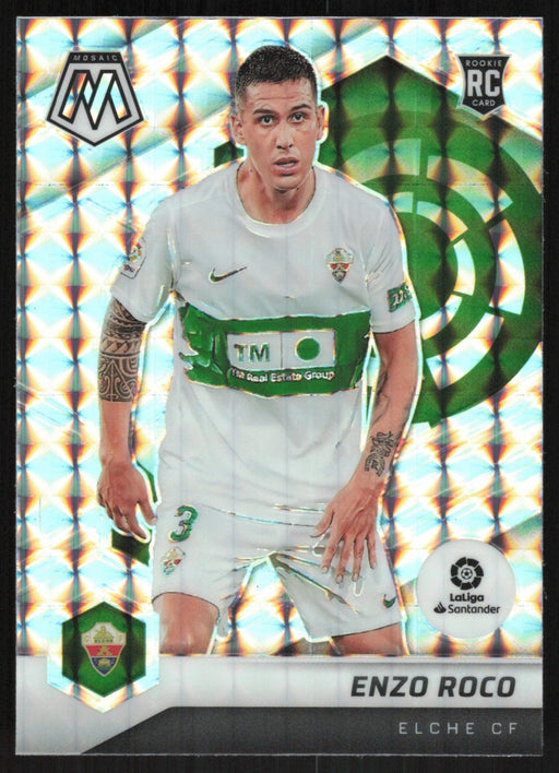 Enzo Roco 2021 Panini Mosaic La Liga # 32 RC Mosaic Prizm Elche CF - Collectible Craze America