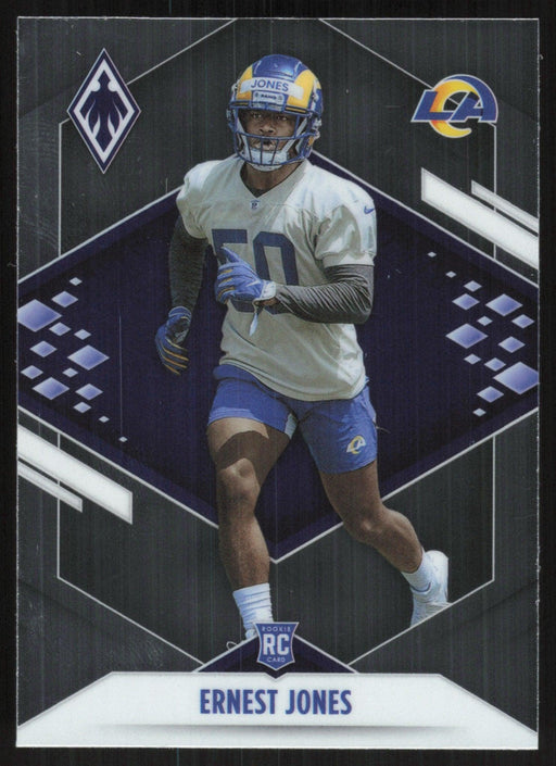 Ernest Jones 2021 Panini Phoenix Football # 187 RC Los Angeles Rams Base - Collectible Craze America