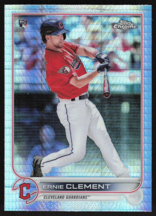 Ernie Clement 2022 Topps Chrome # 145 RC Prism Refractor Cleveland Guardians - Collectible Craze America