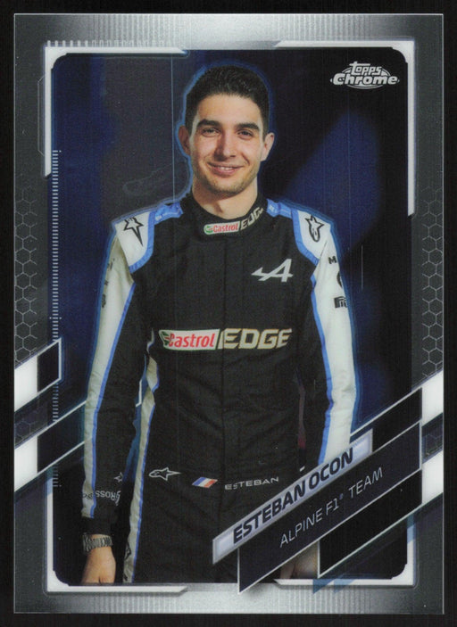 Esteban Ocon 2021 Topps Chrome Formula 1 # 10 Alpine F1 Team - Collectible Craze America