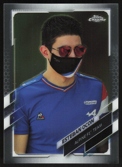 Esteban Ocon 2021 Topps Chrome Formula 1 # 31 Alpine F1 Team - Collectible Craze America