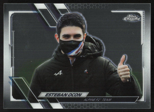 Esteban Ocon 2021 Topps Chrome Formula 1 # 45 Alpine F1 Team - Collectible Craze America