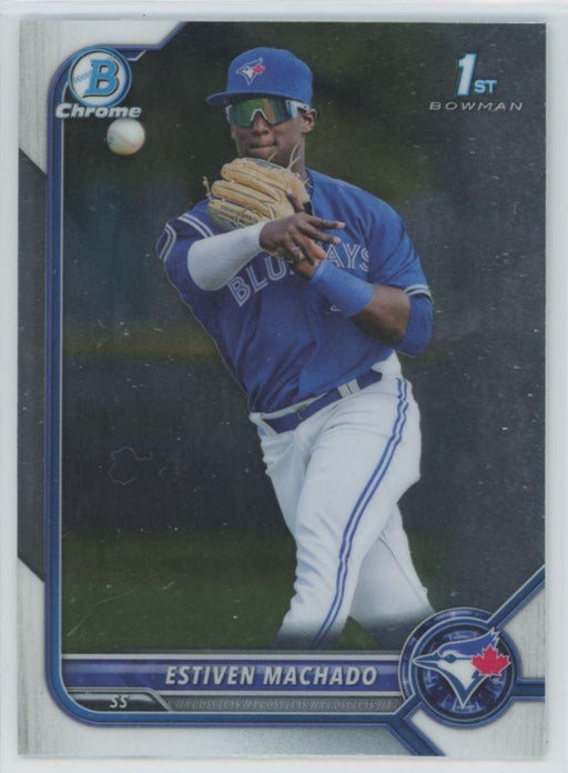 Estiven Machado 2022 Bowman Chrome Prospects # BCP-12 1st Bowman Toronto Blue Jays - Collectible Craze America