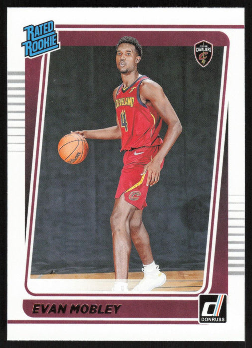 Evan Mobley 2021 Donruss Rated Rookie # 225 RC Cleveland Cavaliers - Collectible Craze America