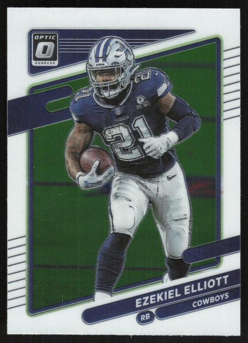 Ezekiel Elliott 2021 Donruss Optic # 23 Dallas Cowboys - Collectible Craze America