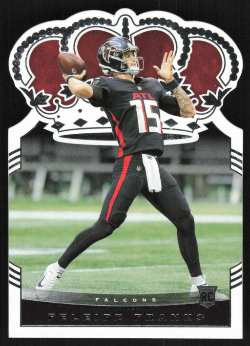 Feleipe Franks 2021 Panini Chronicles Crown Royale Rookies # CR-11 RC Die-Cut Atlanta Falcons - Collectible Craze America