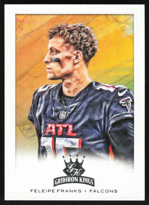 Feleipe Franks 2021 Panini Chronicles Gridiron Kings # GK-11 RC Atlanta Falcons - Collectible Craze America