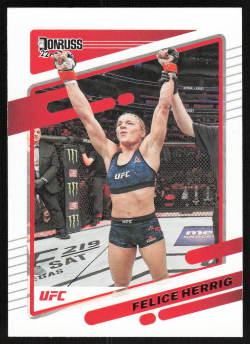 Felice Herrig 2022 Panini Donruss UFC Base # 143 Strawweight - Collectible Craze America