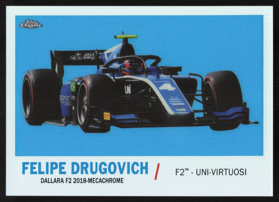 Felipe Drugovich 2021 Topps Chrome Formula 1 1961 Topps Sports Cars # T61-FD Insert - Collectible Craze America