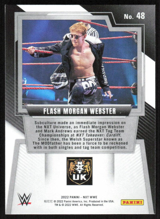 Flash Morgan Webster 2022 Panini NXT WWE # 48 Base NXT UK - Collectible Craze America