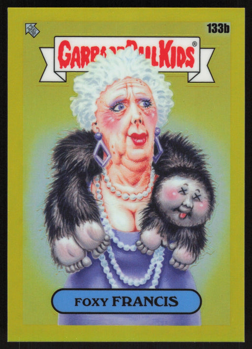 Foxy FRANCIS 2021 Topps Chrome Garbage Pail Kids Original Series 4 # 133B Yellow Refractor 11/275 - Collectible Craze America