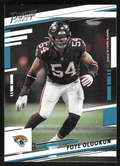 Foye Oluokun 2022 Panini Prestige # 17 Jacksonville Jaguars - Collectible Craze America