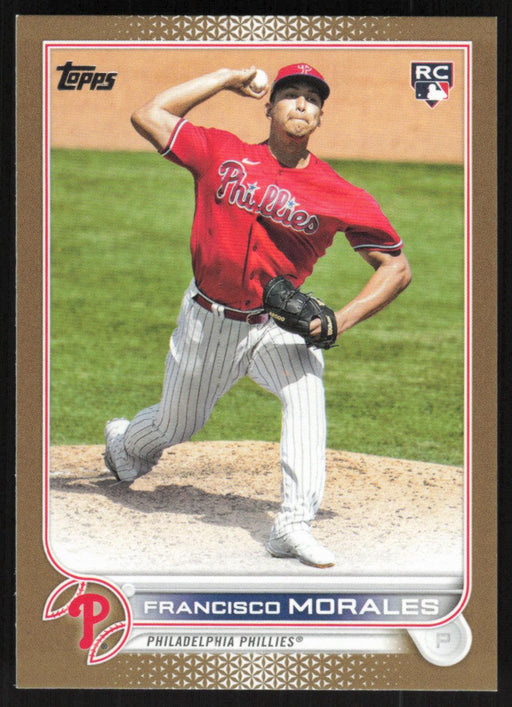 Francisco Morales 2022 Topps Update # US318 RC Gold 0273/2022 Philadelphia Phillies - Collectible Craze America