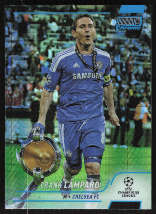 Frank Lampard 2021 Topps Stadium Club Chrome UEFA # 36 Blue Prism Refractor Chelsea FC - Collectible Craze America